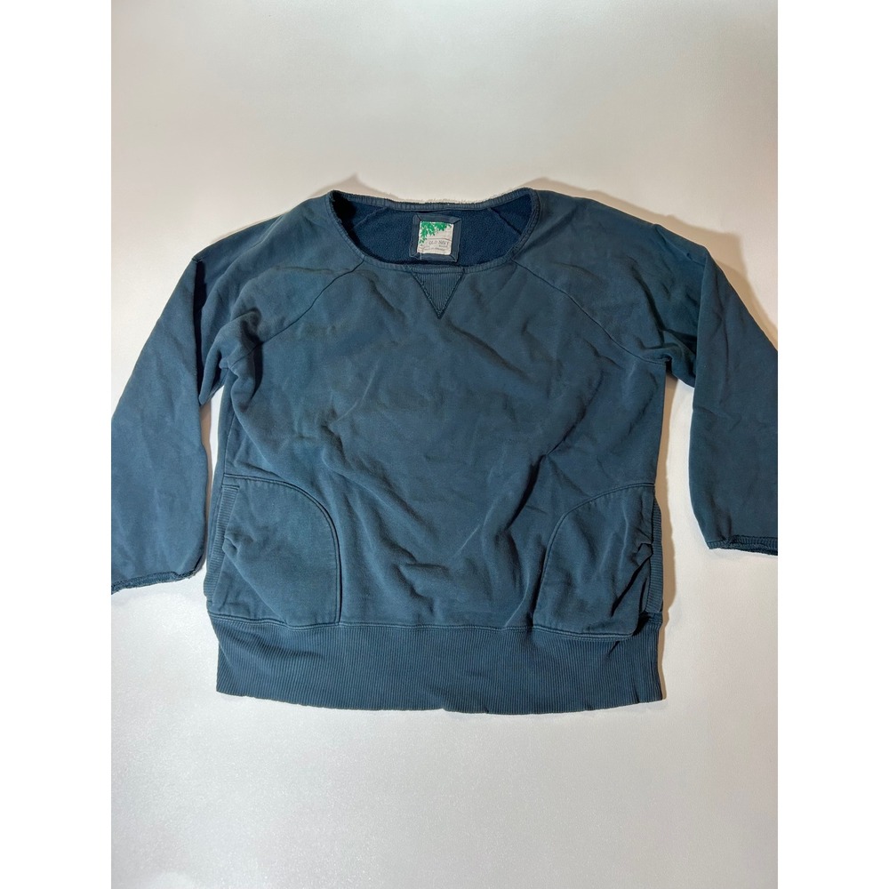 Old Navy Sweatshirt Womens XL Blue Good Active Pockets Raglan Pullover